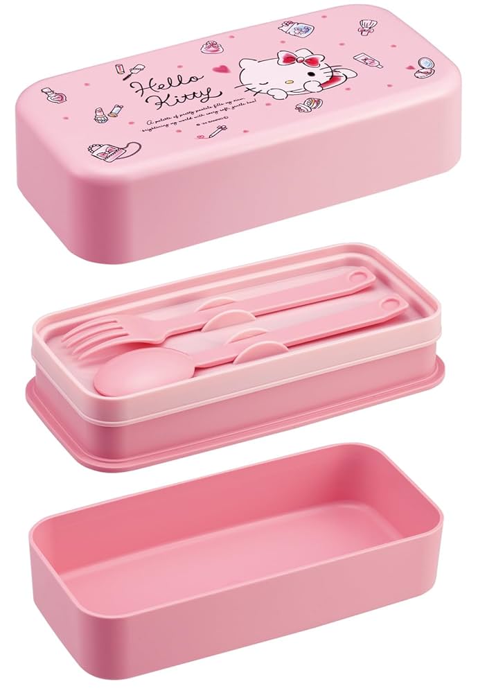 本日のみ価格　KITTYちゃん　ボックス Amazon.co.jp: スケーター(Skater) バイオマス カトラリー付